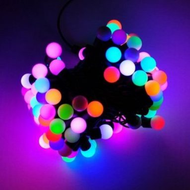 Color Changing LED RGB Ball String Christmas Xmas Lights Belt Light