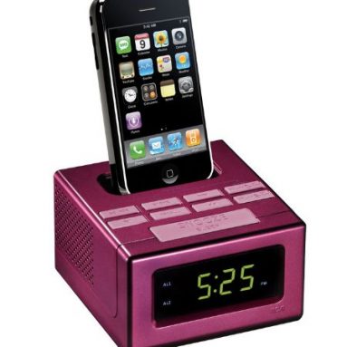 Clock Radio with Built-In Dock for iPod and iPhone 4G