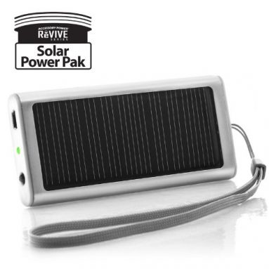 Solar Rechargeable Back-Up POWER Boost