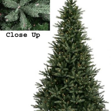 7.5′ Pre-Lit Natural Frasier Fir Artificial Christmas Tree