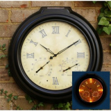 Solar Powered Clock with LED