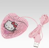 Hello Kitty Optical Mouse: Bling Pink