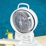 Outdoor Rechargeable Fan with AM/FM Radio
