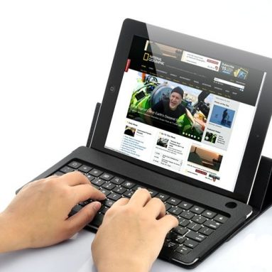 Bluetooth Keyboard and Holder for Tablets