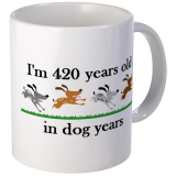 60 Birthday Dog Years 2 – Unique Coffee Mug