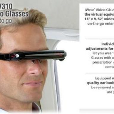 Vuzix iWear AV310 Widescreen Video Glasses