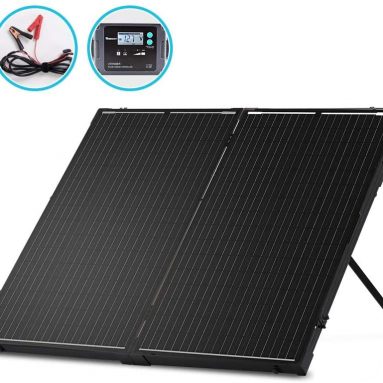 Renogy 200 Watt Monocrystalline Foldable Solar Suitcase, 200W Panel-20A Controller