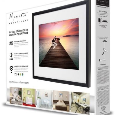 Memento 35 In. 4K Smart Digital Photo Frame