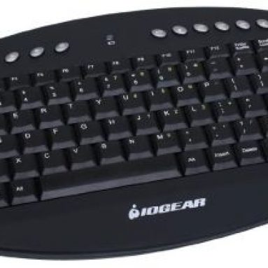 IOGear 2.4 GHz Wireless On-Lap Keyboard