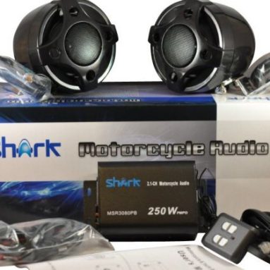Shark 250w motorcycle audio system