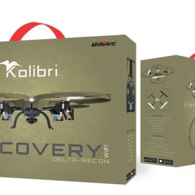 Delta-Recon WiFi Quadcopter Drone Tactical Edition Military