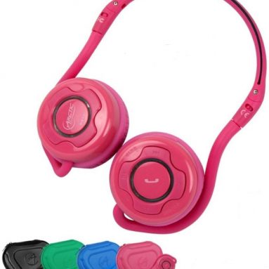 Sound Wireless Headphones Bluetooth Pink Stereo Modern Design
