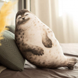 Cuddly Blob Seal Plush Pillow Stuffed Animal
