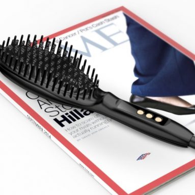 Hair Straightener Brush for Silky Frizz-free Hair