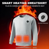 Unisex Heated Crewneck with Night Light