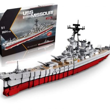 inFUNity WW2 Toys USS Missouri BB-63 Battleship Model