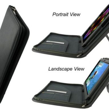 rooCASE Executive Portfolio Leather Case Cover