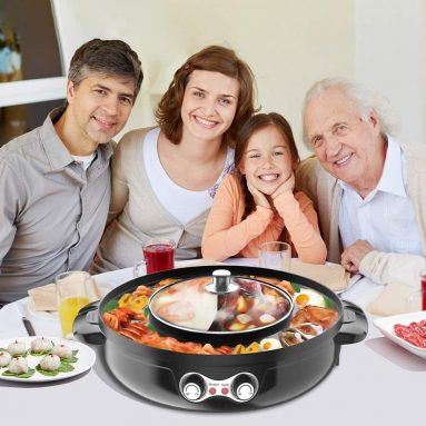 Electric Smokeless Grill and Hot Pot