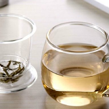 Glass Chubby Cup Tea Cup Kufung Tea Set