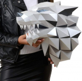 Paperraz 3D Wolf Head Animal Building Trophy Puzzle