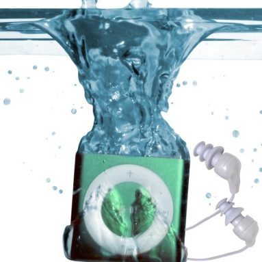 Underwater Audio waterproof iPod shuffle