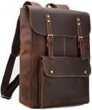 Laptop Messenger Bag Vintage Leather Men’s Backpack