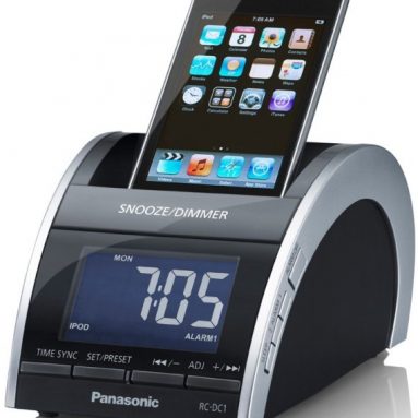 Panasonic iPod/iPhone Compact Clock Radion