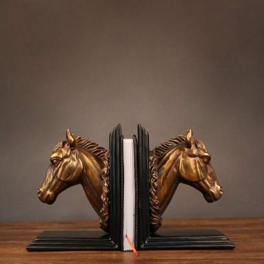 Horse Head Bookend