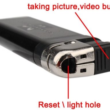 Spy Hidden Camera Metal Lighter Video Recorder Camcorder DVR