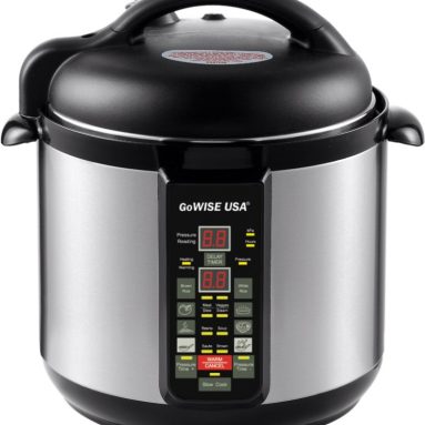 6-in-1 Electric Stainless-Steel Programmable Pressure Cooker