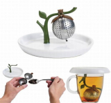 Arta Tea Infuser and Saucer