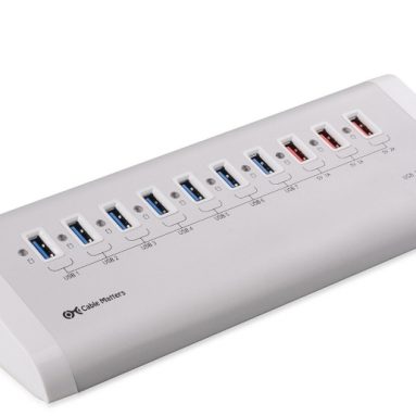 7-Port SuperSpeed USB 3.0 Hub with 3 USB Charging Ports
