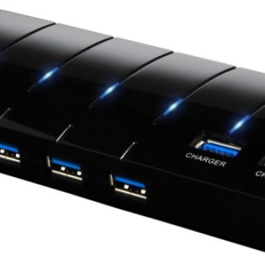 7 Port USB 3.0 Hub with 4A Power Adapter support