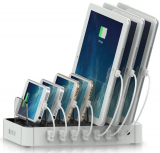7-Port USB Charging Station Dock