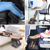 Car Folding Footrest Ergonomic Foot Rest Desk