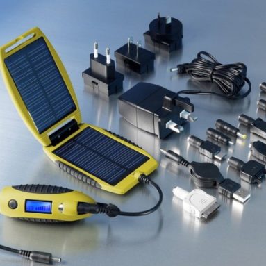 Yellow Portable Solar Charger