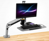 Sit Stand Workstation for Single Monitor and Keyboard