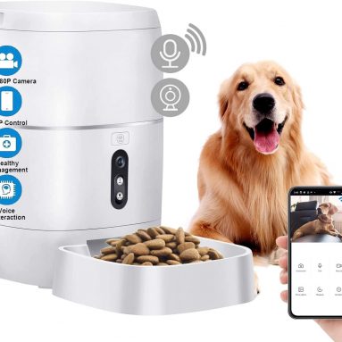 Camera WiFi Smart Feeder 6L Automatic Cat and dog Feeder