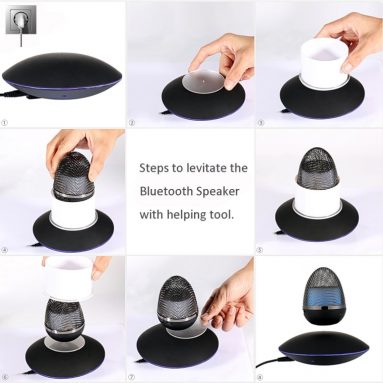 Portable Wireless Bluetooth Floating Speaker Multi-color LED Levitating Bluetooth Speakers