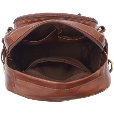 Vintage Leather Men’s Hiking Backpack