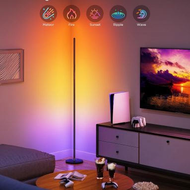 Black Friday Deal: 40% Govee RGBIC Smart Corner Floor Lamp