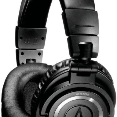 Straight Cable Closed-Back Dynamic Monitor Headphones Bundle