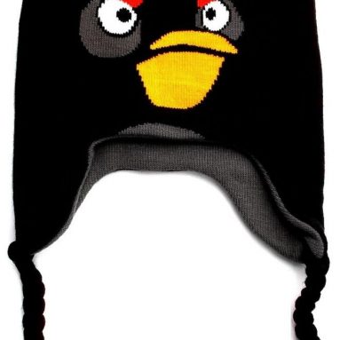 Angry Birds Bomb Black Beanie Hat Cap