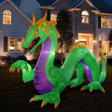 Halloween Inflatable Dragon Decoration