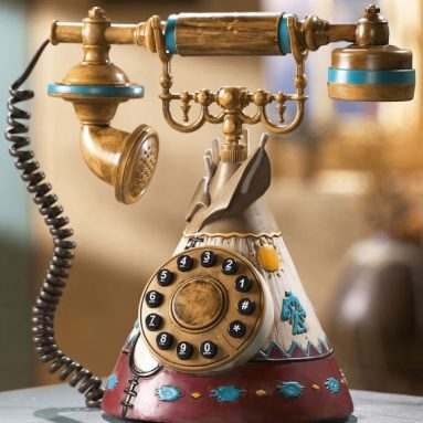 Vintage Style Old Fashioned Telephone