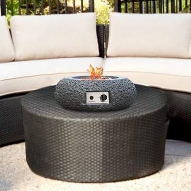 Smarten Arts Outdoor Propane Gas Fire Pit