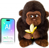 AI Smart Stuffed Animal Gorilla: Interactive Educational Companion Toy with Real-Time ChatGPT