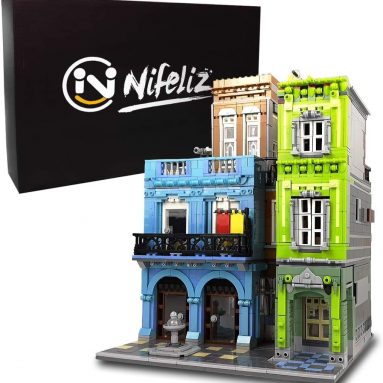 Nifeliz Street URGE Hotel MOC Building Blocks and Engineering Toy