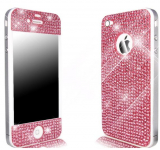 iPhone 4 Novoskins Pink Crystal Chic Skin