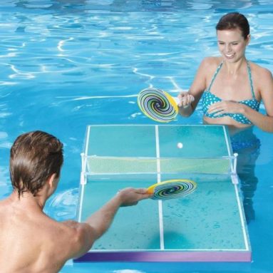 Floating Pool Pong Table
